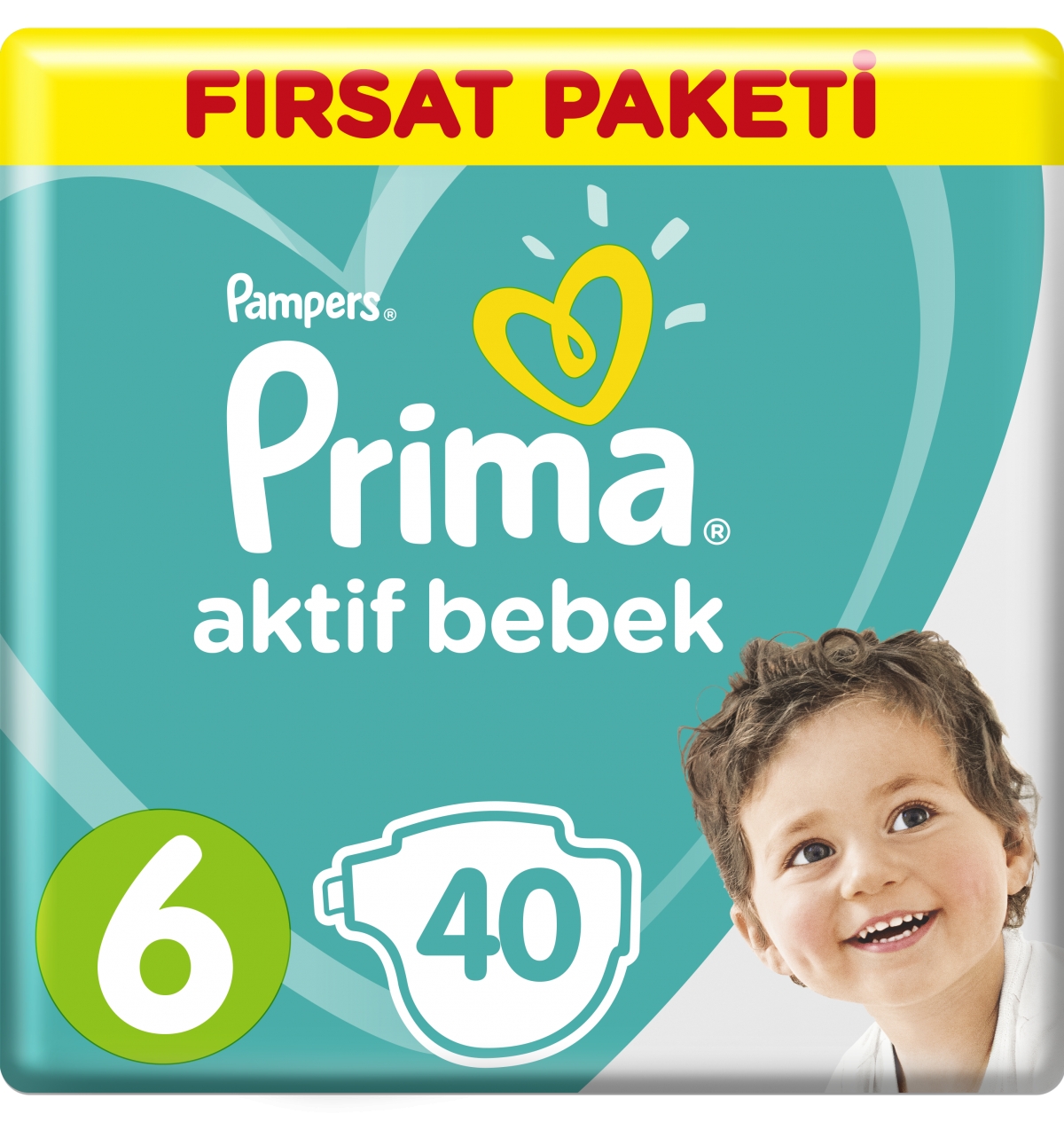 Prima Aktif Bebek Fırsat Paketi XL 40 Adet 6 Numara Prima Aktif Bebek Fırsat Paketi XL 40 Adet 6 Numara