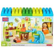 Mattel Mega Bloks Fisher Price Swing and Slide Jungle 1-5 Yaş DPJ58
