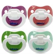 Bebedor Damaklı Renkli Silikon Emzik No:3