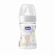 Chicco Sağlıklı Beslenme PP Biberon 150 ml Silikon Emzikli - Yıldızlı