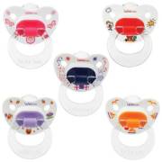 Wee 836 Silikon Şeffaf Desenli Emzik 0-6 Ay No:1