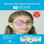 Roll Ped Çocuklar İçin Kapatıcı Göz Bandı 50 Adet