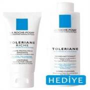 La Roche-Posay Toleriane Riche Cilt Bakım Kremi 40ml /  La Roche-Posay Toleriane Derma Nettoyant Makyaj Temizleyici 200ml Hediye!