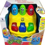 Vardem Müzikli Işıklı Üç Nota Tuşlu Köstebek Oyunu