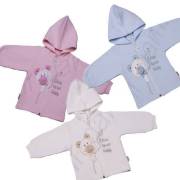 Mini Damla Kapitone Ayılı Tek Hırka (41469)