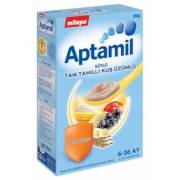 Aptamil Sütlü Tam Tahıllı Kuş Üzümlü Tahıl Bazlı Kaşık Maması 250 g 6-36 Ay