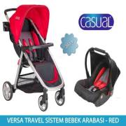 Casual Versa Travel Sistem Bebek Arabası - Red (Kırmızı)