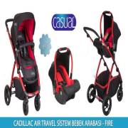 Casual Cadillac Air Travel Sistem Bebek Arabası - Fire (Kırmızı)