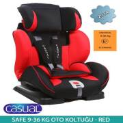 Casual Safe 9-36 Kg Oto Koltuğu - Red (Kırmızı)