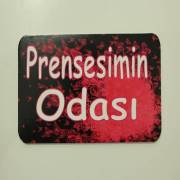 İlkim Kapı Yazısı - Prensesimin Odası