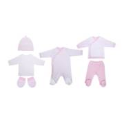 Sevi Bebe Premature 6lı Zıbın Seti - Pembe