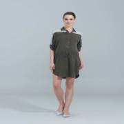 Charismom Hudson2 Elbise 760 Haki XL