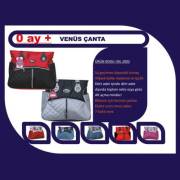 Maller Baby ML 2002 Venüs Anne Çanta - Lacivert Kırmızı