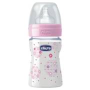 Chicco Desenli PP Biberon Silikon 150 ml - Kız