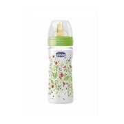 Chicco Desenli PP Biberon Kauçuk Emzikli 250 ml Akış Ayarlı