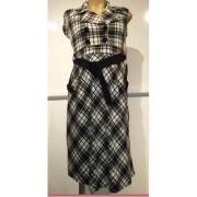 Hell Klar Kruvaze Ekose Elbise 42 beden