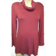 Hell Klar İlayda Akrilik Degaje Yaka Hamile Tunik Kırmızı 44 beden