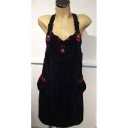 Hell Klar Askılı Kadife Elbise 38 beden