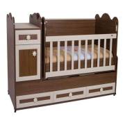 Babyhope 830-44 Beyza Büyüyen Beşik 4 Çekmeceli Ceviz