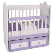 Babyhope 900-48 Asansörlü Beşik İki Çekmeceli 60*120 Prenses