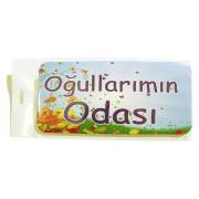 İlkim Kapı Yazısı - Oğullarımın Odası