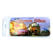 İlkim Kapı Yazısı - Oğlumun Odası - Arabalar