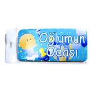 İlkim Kapı Yazısı - Oğlumun Odası - Blue Boy