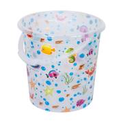 Sevi Bebe Desenli Şeffaf Kova - Beyaz