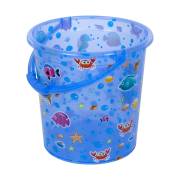 Sevi Bebe Desenli Şeffaf Kova - Mavi