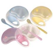 Nuby Kolay Kavrama Valflı Tabak ve Kaşık