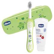 Chicco Diş Fırça Seti 12+Ay Yeşil