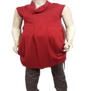 Hell Klar  Kolsuz Degaje Tunik 44 Beden Kırmızı