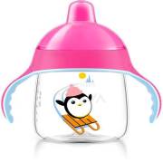 Philips Avent Penguen Damlatmaz Bardak 260 ml - Kırmızı