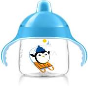 Philips Avent Penguen Damlatmaz Bardak 260 ml - Mavi
