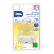Wee Baby 782 Special Saplı Kapaklı Damaklı No2 Emzik 6-18 Ay Mavi
