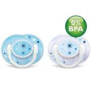 Philips Avent  Gece Emzik 2`li ( 3 - 6 Ay ) - SCF176/61