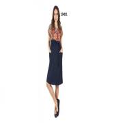 Hell Klar Gül Desen Kombili Elbise 42 Beden