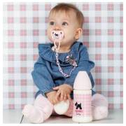 Suavinex Haute Couture Fizyolojik Silikon Emzik +4 Ay + Emzik Zinciri