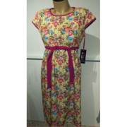 Hell Klar Diz Üstü Çiçek Desen Elbise 42 Beden