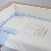 Miray Bebe Friends Uyku Seti - Mavi 60*120