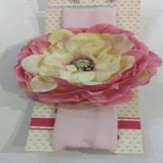 Bibi & Mimi Çiçekli Taşlı  Bandana