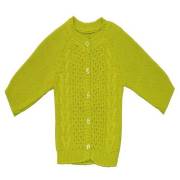 Misspan 1375 Botanik Büyük Hırka Açık Yeşil  6-9 Ay