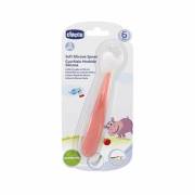 Chicco Yumuşak Silikon Kaşık 6m+ - Kırmızı