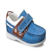 Vicco Bebe Deri Ayakkabı 910.S.261 Mavi / 21