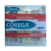 Corega Diş Protezi Yapıştırıcı 40 gr +Yetişkiler İçin Boyama Kitabı Hediye