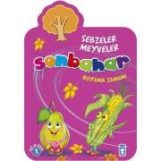 Timaş Çocuk Kitapları - Sebze Meyveler Sonbahar