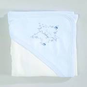 Pierre Cardin PC-521-0503-3 Pierre Cardin Baskılı Battaniye - Mavi