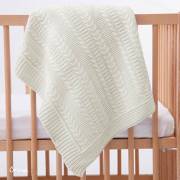 Mycey Örme Battaniye 90*100 - Krem