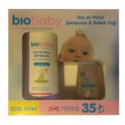 Biobaby Saç Vücut Şampuanı ve Bebek Yağı