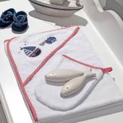 Funna Baby 3824 Marine Havlu ve Kesesi 90*90